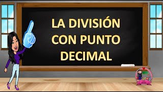 Divisiones con punto decimal [upl. by Akemal]