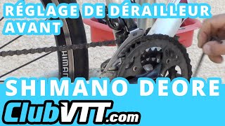 Réglage précis de dérailleur avant vtt  025M [upl. by Auhsuj]