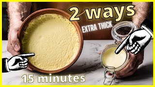 Ultimate Clotted Cream  From Any Cream In 15 Minutes [upl. by Lek]