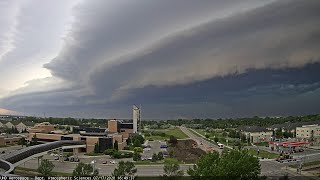 Mothership shelf cloud  mammatus  dust  17 July 2020 [upl. by Inglis]