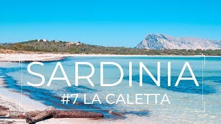 LA CALETTA beach Sardinia Italy Spiaggia La Caletta Sardegna Italia idela for windsurfers amp kite [upl. by Mohandas]