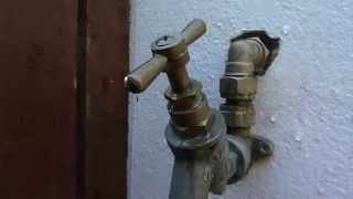 How to repair a leaking outside tap [upl. by Otilopih]