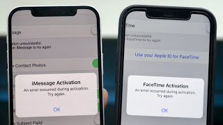 How To Fix iMessage  FaceTime Activation Errors 2021 [upl. by Emory]