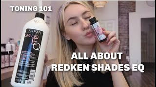 REDKEN SHADES EQ Guide For Beginners TONING Tips amp Tricks  Reiley Collier [upl. by Rennie542]