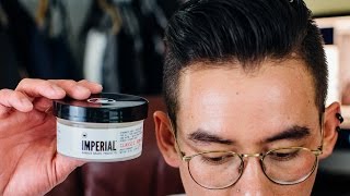 Imperial Barber Classic Pomade Review  Crispy Gel Strength [upl. by Enyar966]