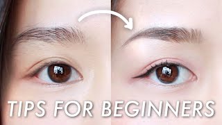 Eyebrow Shaping at Home  Easy Beginner Tutorial [upl. by Naget]