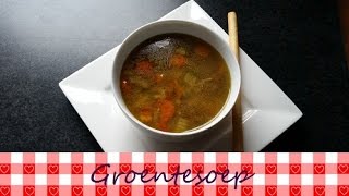 Groentesoep  Recept  Koken met Marielle [upl. by Collayer]