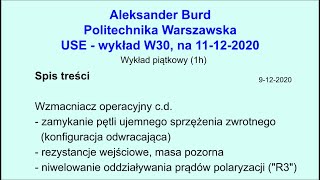 Aleksander Burd Politechnika Warszawska USE W30 [upl. by Rossie]