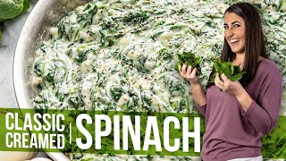 Classic Creamed Spinach [upl. by Kennie279]