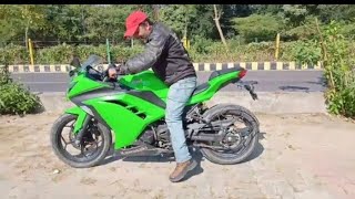 Kawasaki Ninja 300 SEAT HEIGHT Review [upl. by Dielu]