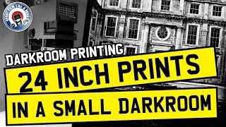 Darkroom Photography Process  24 inch print making [upl. by Leff238]