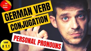 German Verb Conjugation and Pronouns in Simple Present [upl. by Kcirad]