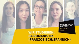 Wir studieren Romanistik an der Uni Erfurt [upl. by Idolah178]