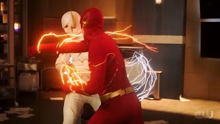 The Flash 7x15 Barry vs Godspeed clones fight [upl. by Onaicul398]