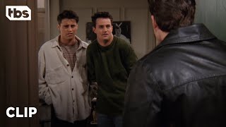 Friends Chandler Kicks Out His Annoying Roommate Eddie Season 2 Clip  TBS [upl. by Nylia]