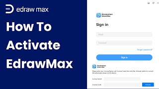 How to Activate EdrawMax  EdrawMax Tutorial [upl. by Marabelle]