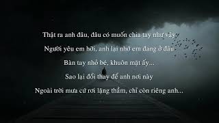 Lyrics Thất Tình Trịnh Đình Quang [upl. by Orual827]