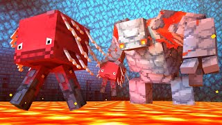 Villager Vs Pillager Part 5 Strider Life Minecraft Animation [upl. by Lytle438]