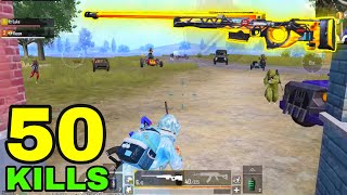 50 KILLS  NEW WORLD RECORD  DUO vs SQUADS  PUBG MOBILE [upl. by Damiano766]