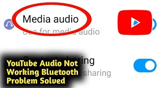 Fix YouTube Sound Not Working in Bluetooth Problem Solved [upl. by Einnaej]