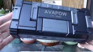 AVAPOW 6000A Peak 32000mAh Car Battery Jump Starter Powerful Battery Booster Review Power for when [upl. by Lawtun]