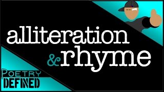 Alliteration amp Rhyme PoetryDefined [upl. by Rawdin394]