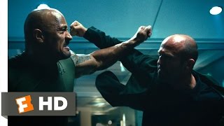 Hobbs and Shaw vs Brixton WITH HEALTHBARS  Full Final Fight  HD  Hobbs and Shaw [upl. by Nnyleak]