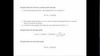 Probit and Logit Models [upl. by Ahseenyt]