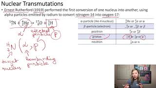 Nuclear Transmutations  Fusion and Fission [upl. by Inalawi355]