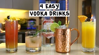 Four Easy Vodka Drinks [upl. by Divine991]