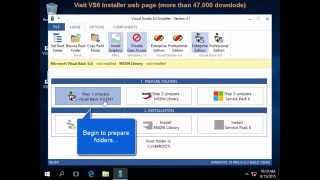 Visual Studio 60 Installer Wizard v65 setup  05012021 for Windows 111087XP2000 [upl. by Susej411]