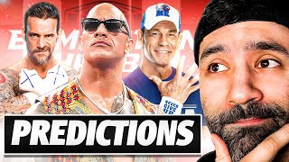 WWE ELIMINATION CHAMBER TORONTO 2025 OFFICIAL PREDICTIONS [upl. by Tiffany918]