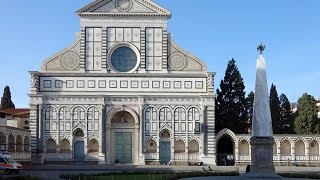 Alberti Façade of Santa Maria Novella Florence [upl. by Woodcock]