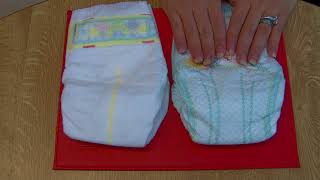 Pampers Baby Dry vs Pampers Premium Protection [upl. by Pedersen]