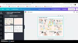 COMO HACER UNA HISTORIETA CON CANVA [upl. by Brien584]