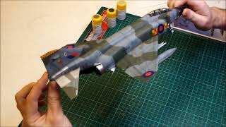 Hasegawa F4M Phantom FGR2 No92 Sqn Final Review 148 Scale [upl. by Wake155]