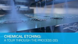 Chemical Etching A Tour Through The Process 3D Animation [upl. by Nylanej690]