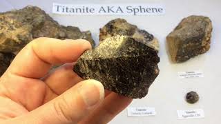 Crystal amp Mineral Education TITANITE AKA SPHENE [upl. by Analla115]