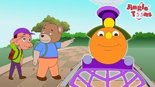 Chuk Chuk Rail Gadi  जुक जुक रेल गाड़ी  Hindi Rhymes for Children from JingleToons [upl. by Minnnie]