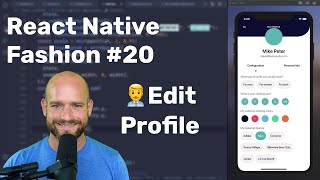 20 Edit Profile — React Native Fashion [upl. by Bohs]