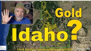 Where Can I Find Gold In Idaho USGS MRDS gold map survey [upl. by Haelat643]