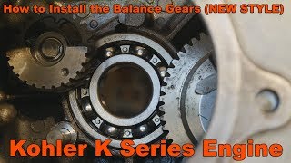 How to Install Balance Gears in your Kohler K Series Engines [upl. by Llehsal]