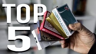 BEST PLAYING CARDS  TOP 5 [upl. by Bartholomeo]