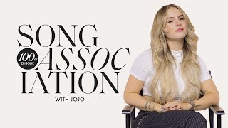 JoJo Sings Aaliyah Whitney Houston amp Mariah Carey in our 100th Episode of Song Association  ELLE [upl. by Davide]