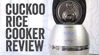 CUCKOO RICE COOKER PRODUCT REVIEW  DHSR0609F  Chef Julie Yoon [upl. by Andrus]