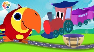 Medios de Transporte con VocabuLarryo y Mucho Más  BabyFirst Español [upl. by Andromede62]