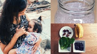 Breastfeeding Smoothie Recipe  Vegan  Wholefood [upl. by Scheers]