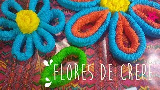 Tutorial Flores de Papel Crepé Corrugado [upl. by Ydderf349]