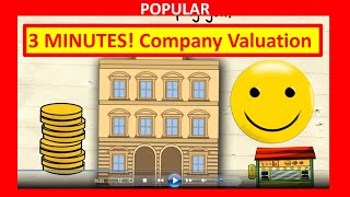 🔴 3 Minutes How to Value a Company for Company Valuation and How to Value a Business [upl. by Clower]