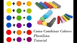 Como combinar colores con plastilina [upl. by Skelly]